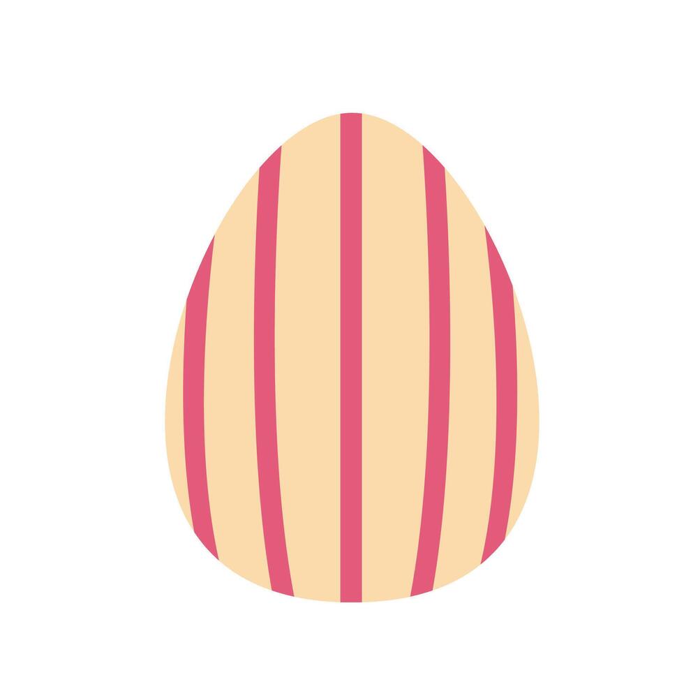 ilustración de huevo de pascua vector