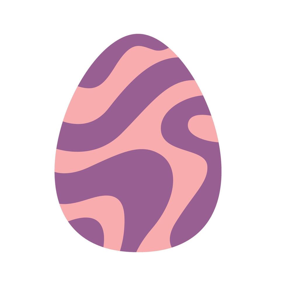 ilustración de huevo de pascua vector