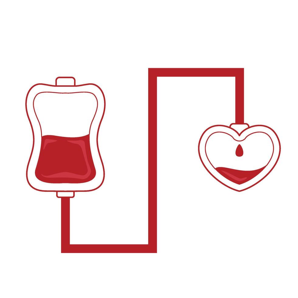 Blood Donor Illustration vector