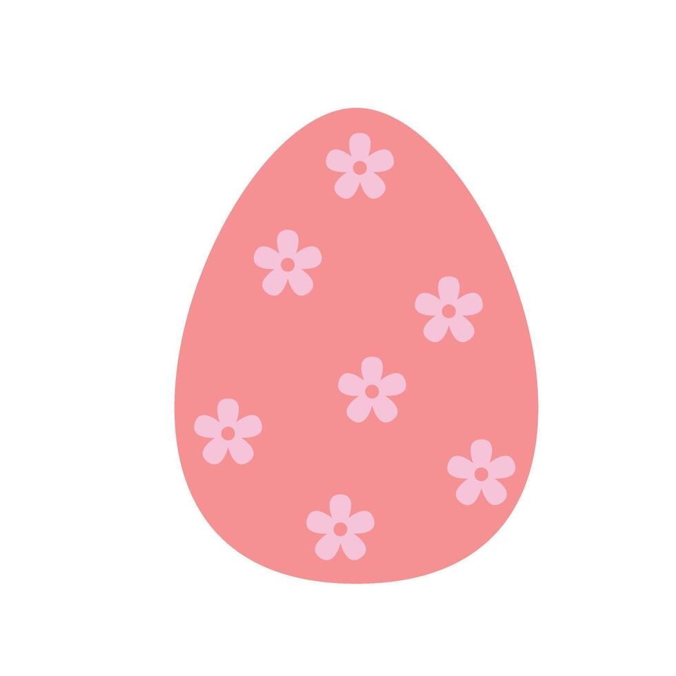ilustración de huevo de pascua vector