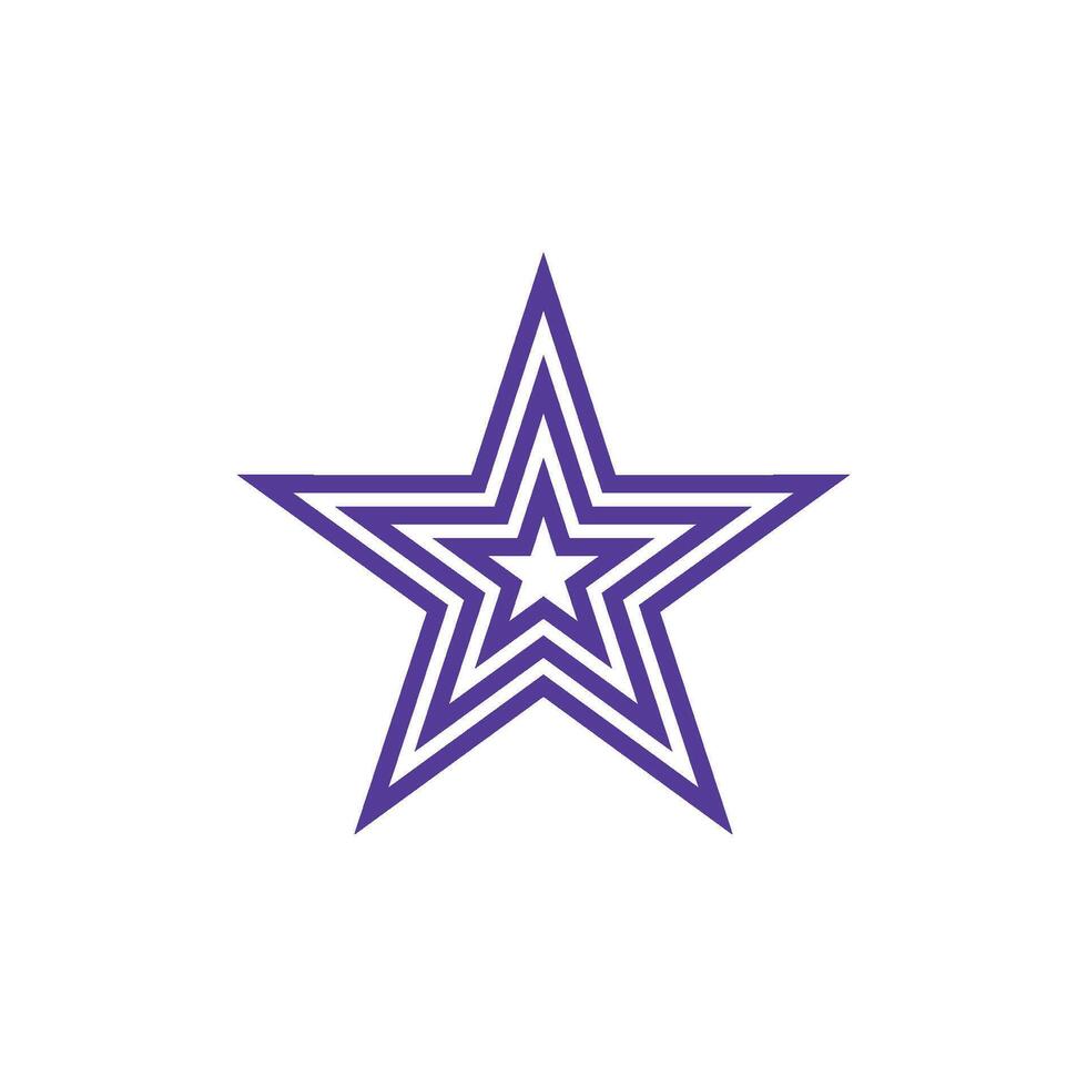 Star Icon Trendy Vector Template Illustration Design