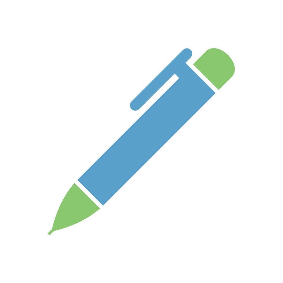 bolígrafo icono vector modelo ilustración diseño