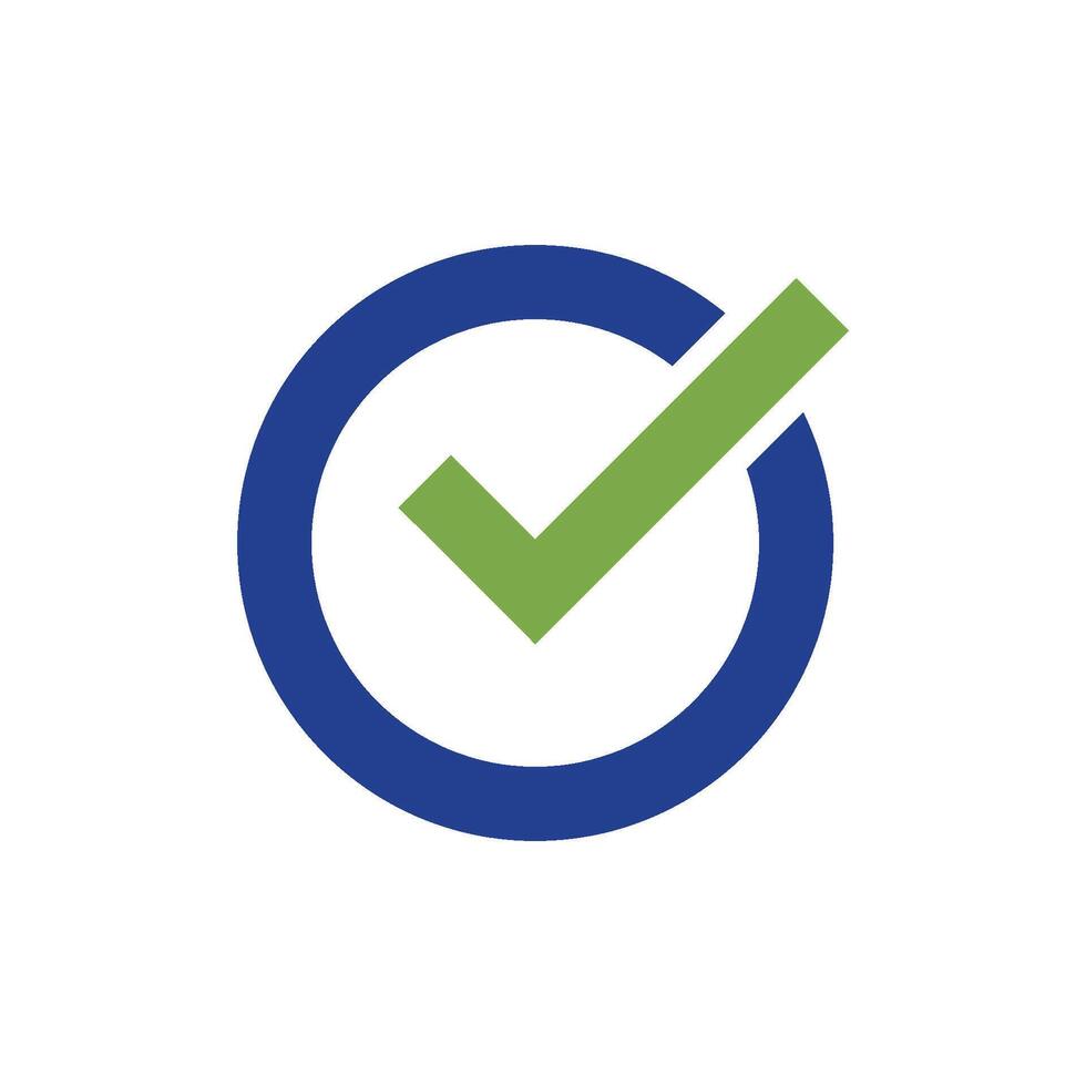 Check mark, Checklist Icon Vector Template Illustration Design