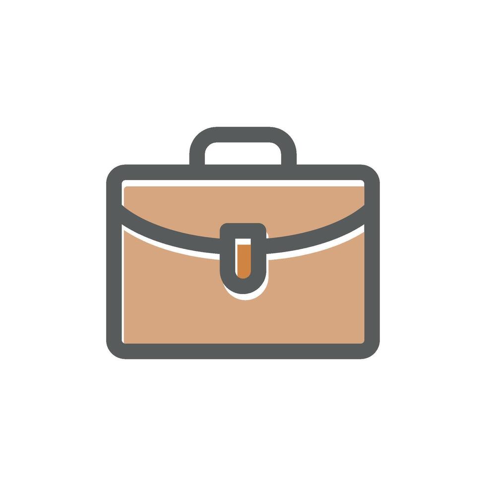 Suitcase, Bag Icon Vector Template Illustration Design