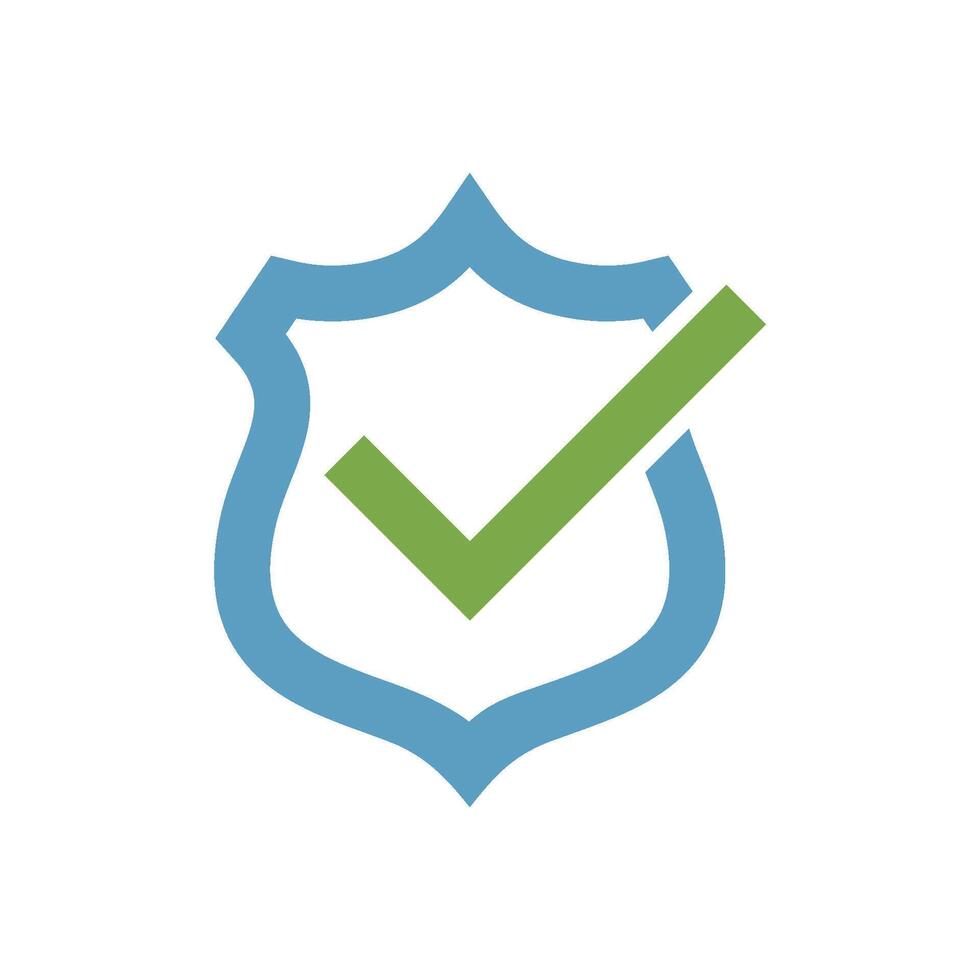 Shield, Check Mark, Check List Icon Vector Template