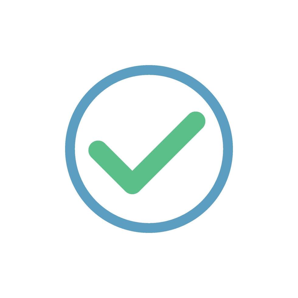 Check mark, Checklist Icon Vector Template Illustration Design