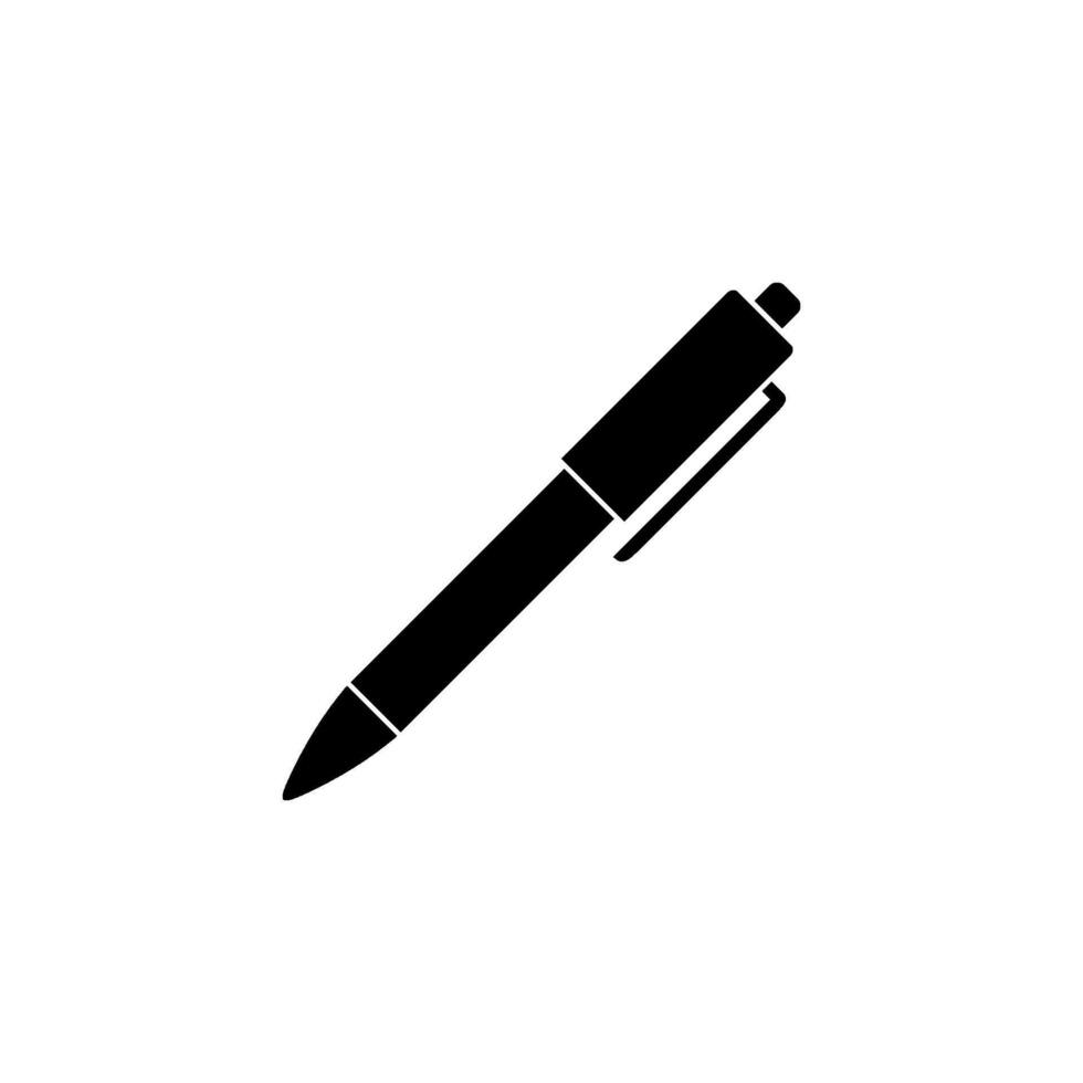 Pen Stationery Icon Vector Logo Template
