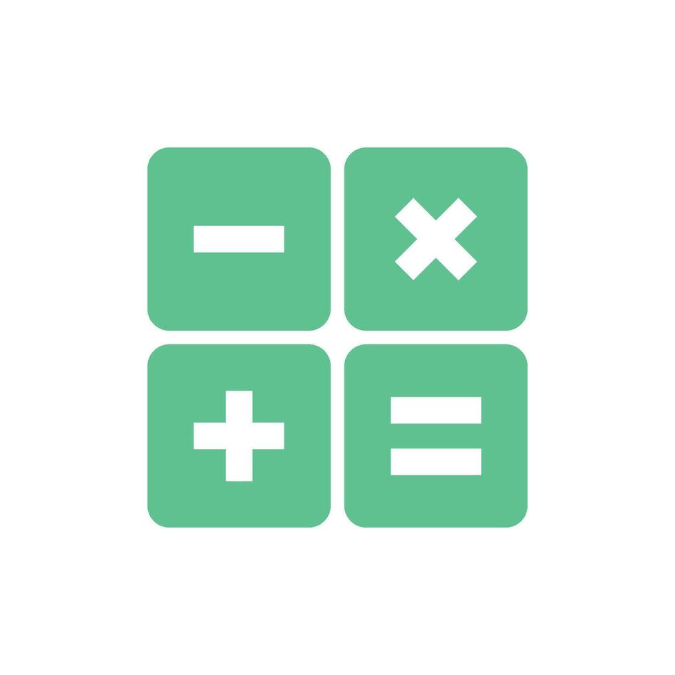 Calculator Icon Vector Template Illustration Design