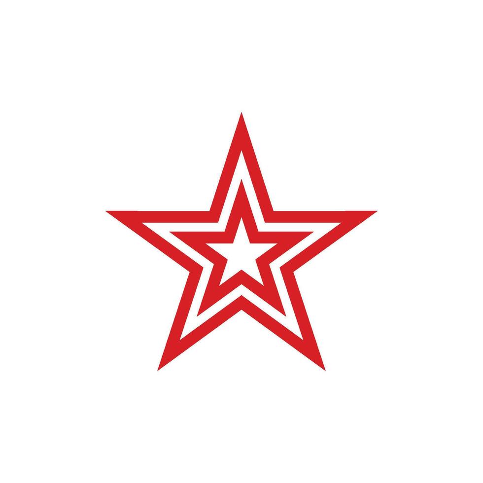 Star Icon Trendy Vector Template Illustration Design