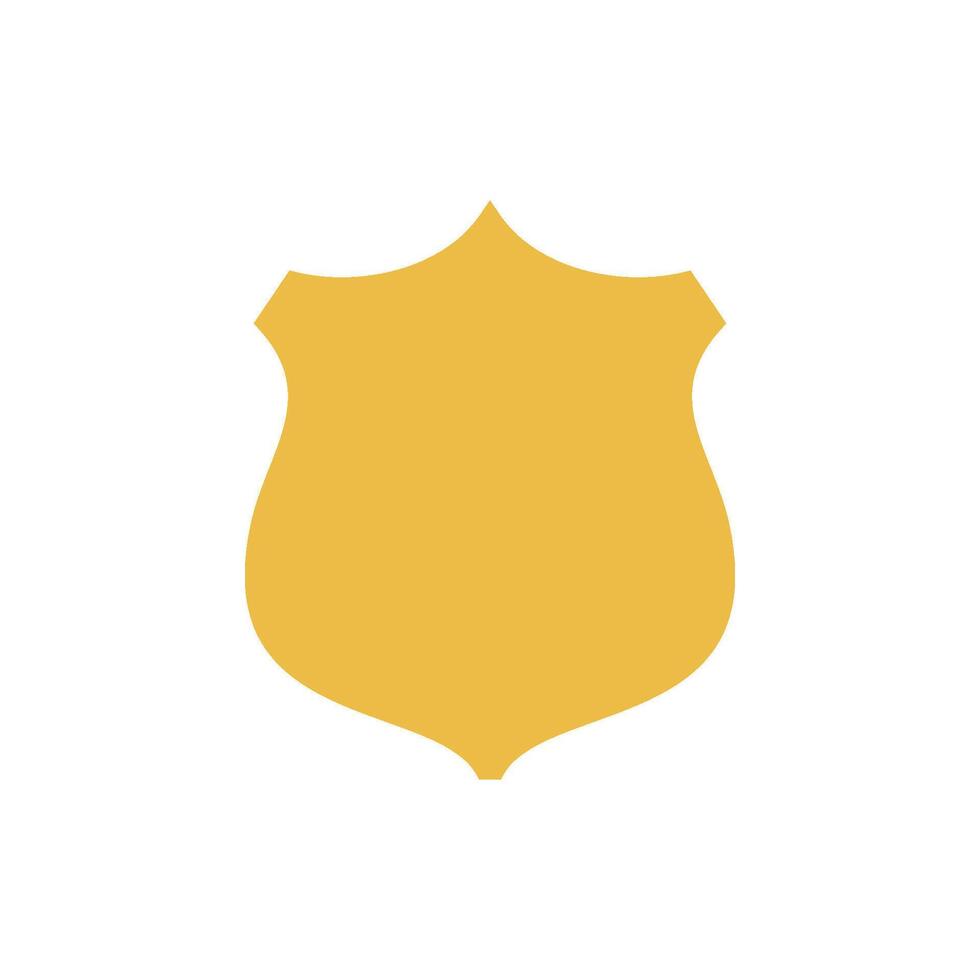 Simple Shield Icon Logo Template Illustration Design vector
