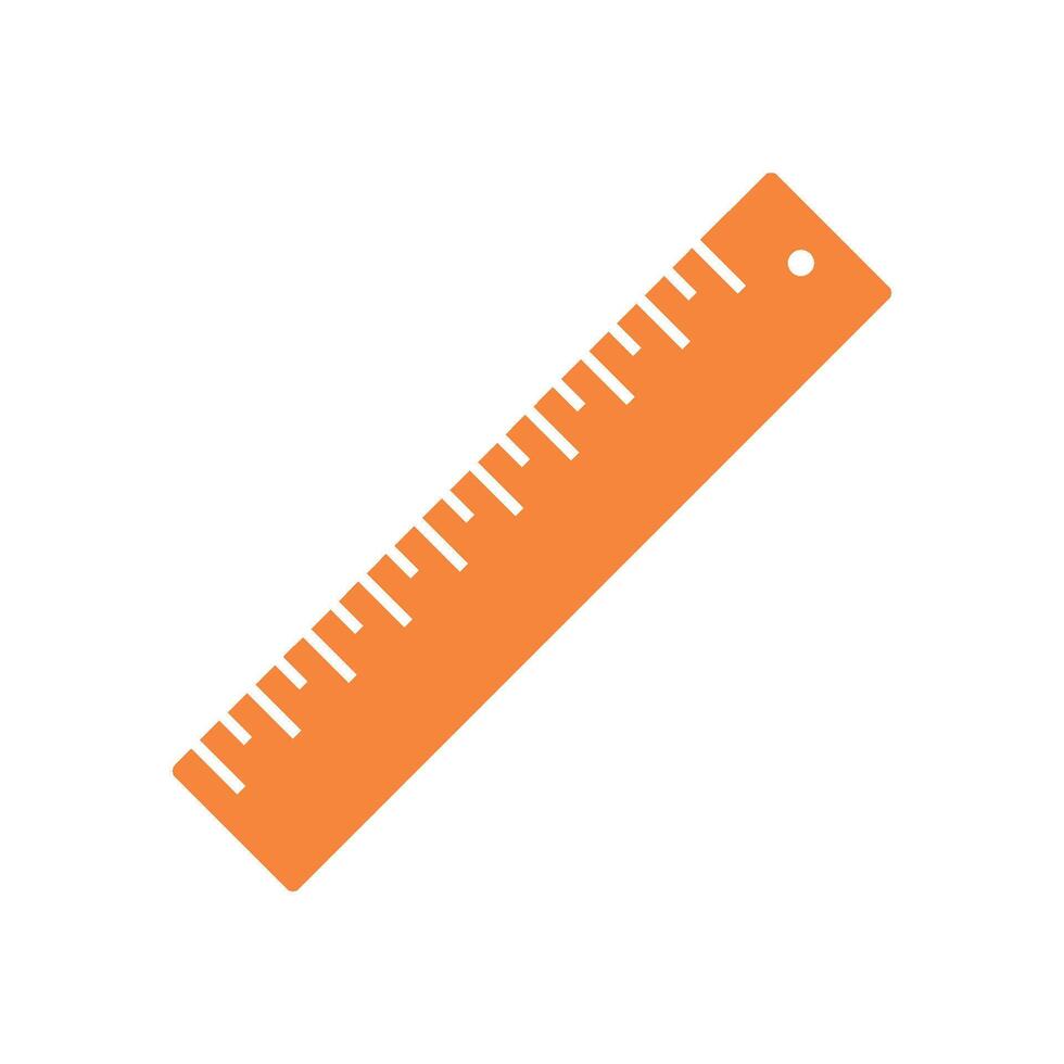 Ruler Stationery Icon Vector Template Illustration Design