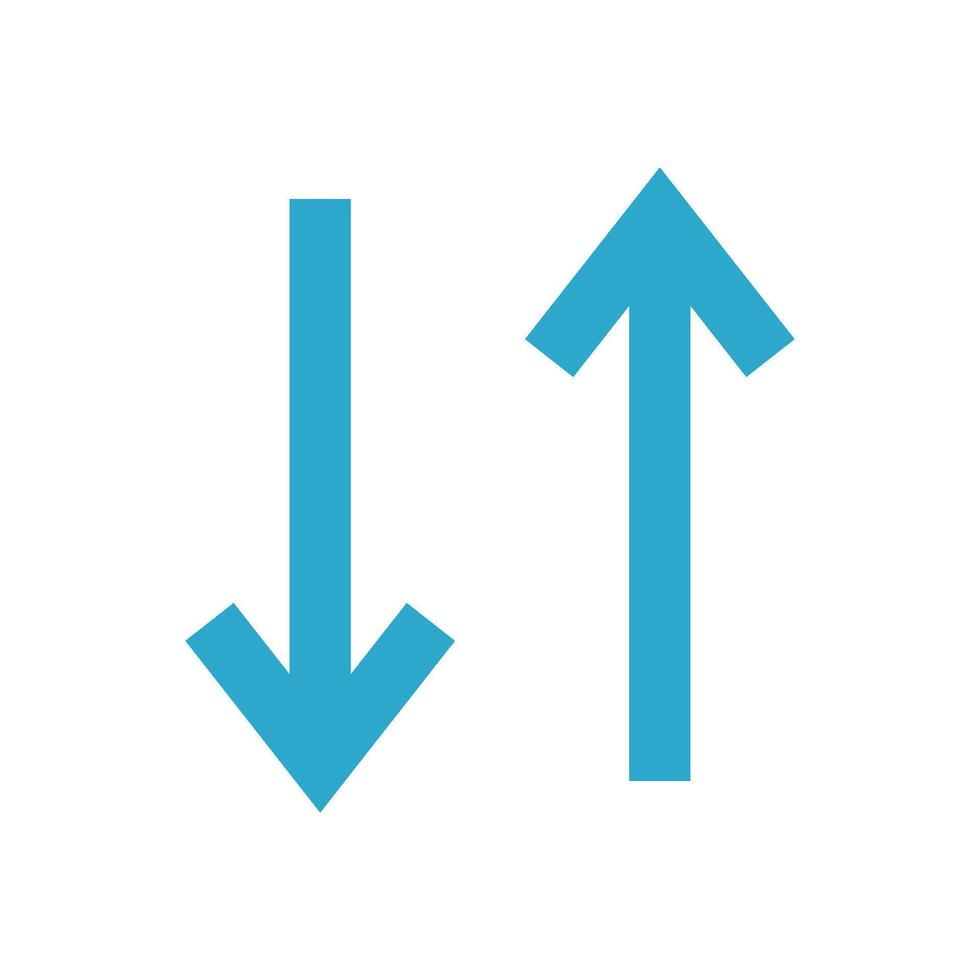 Arrow Icon Vector Template Illustration Trendy Design