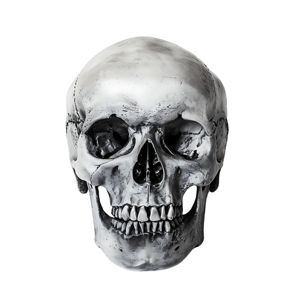 AI generated Whole Skull with Clear Background png