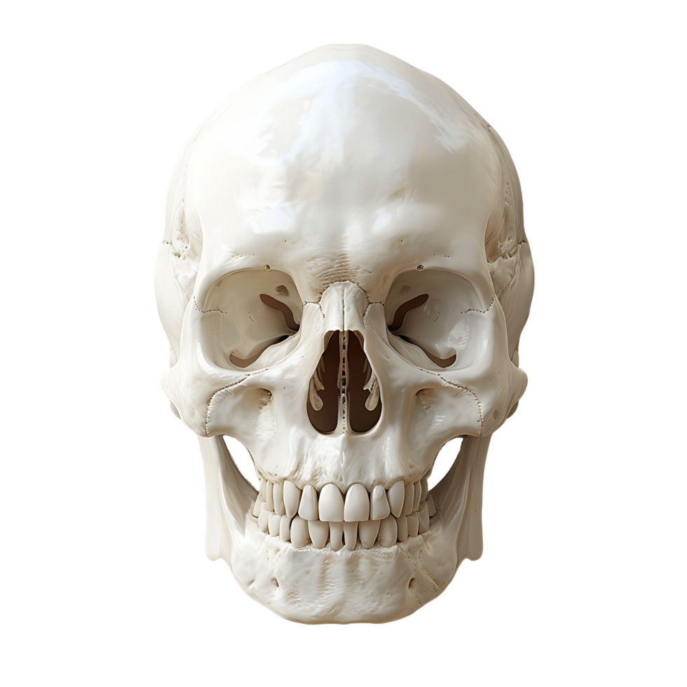 AI generated Clear Detailed Skull Illustrations png