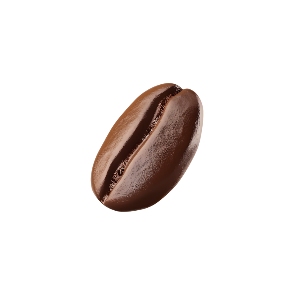 AI generated Coffee Beans Isolated with Transparency png