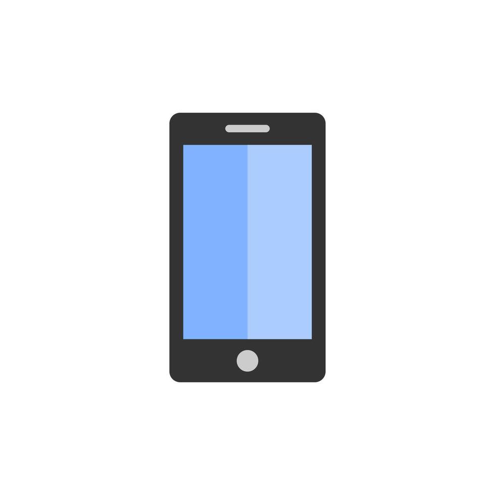 Smartphone Icon Flat Design Style. Simple Web and Mobile Vector. Perfect Interface Illustration Symbol. vector