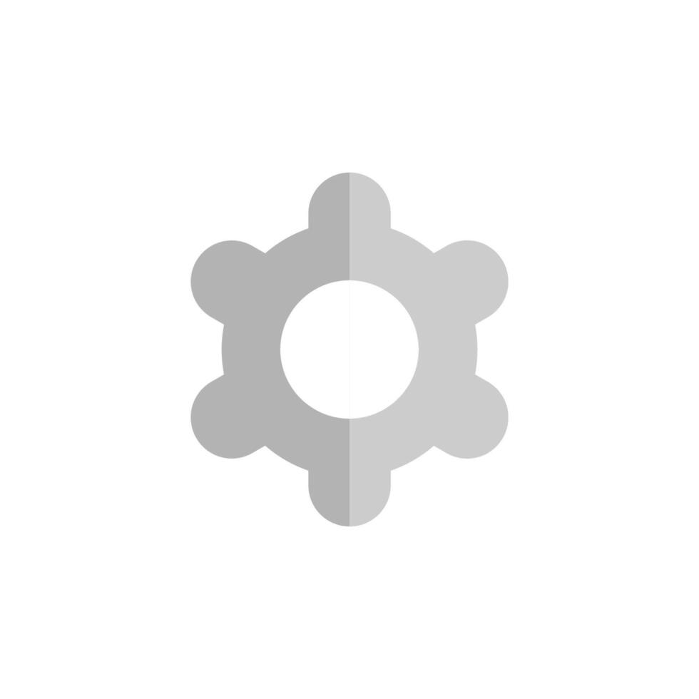 Setting Preferences Icon Flat Design Style. Simple Web and Mobile Vector. Perfect Interface Illustration Symbol. vector
