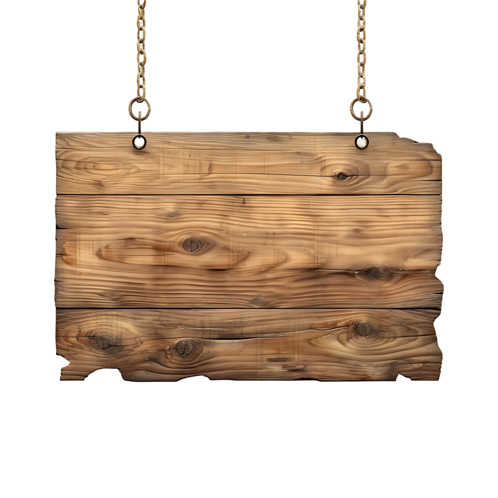 AI generated Worn Out Wood Board Clipart png