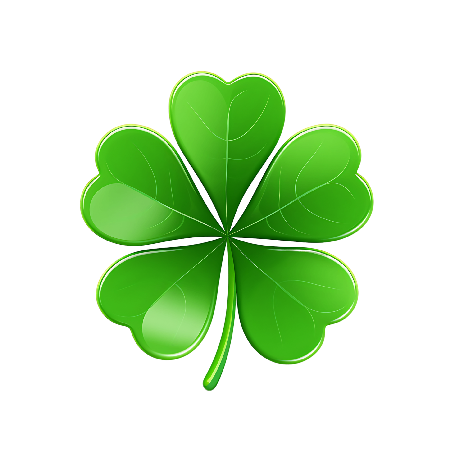 AI Generated Elegant Transparent Four Leaf Clover Set 41302970 PNG Ai Generated Elegant Transparent Four Leaf Clover Set Free Png