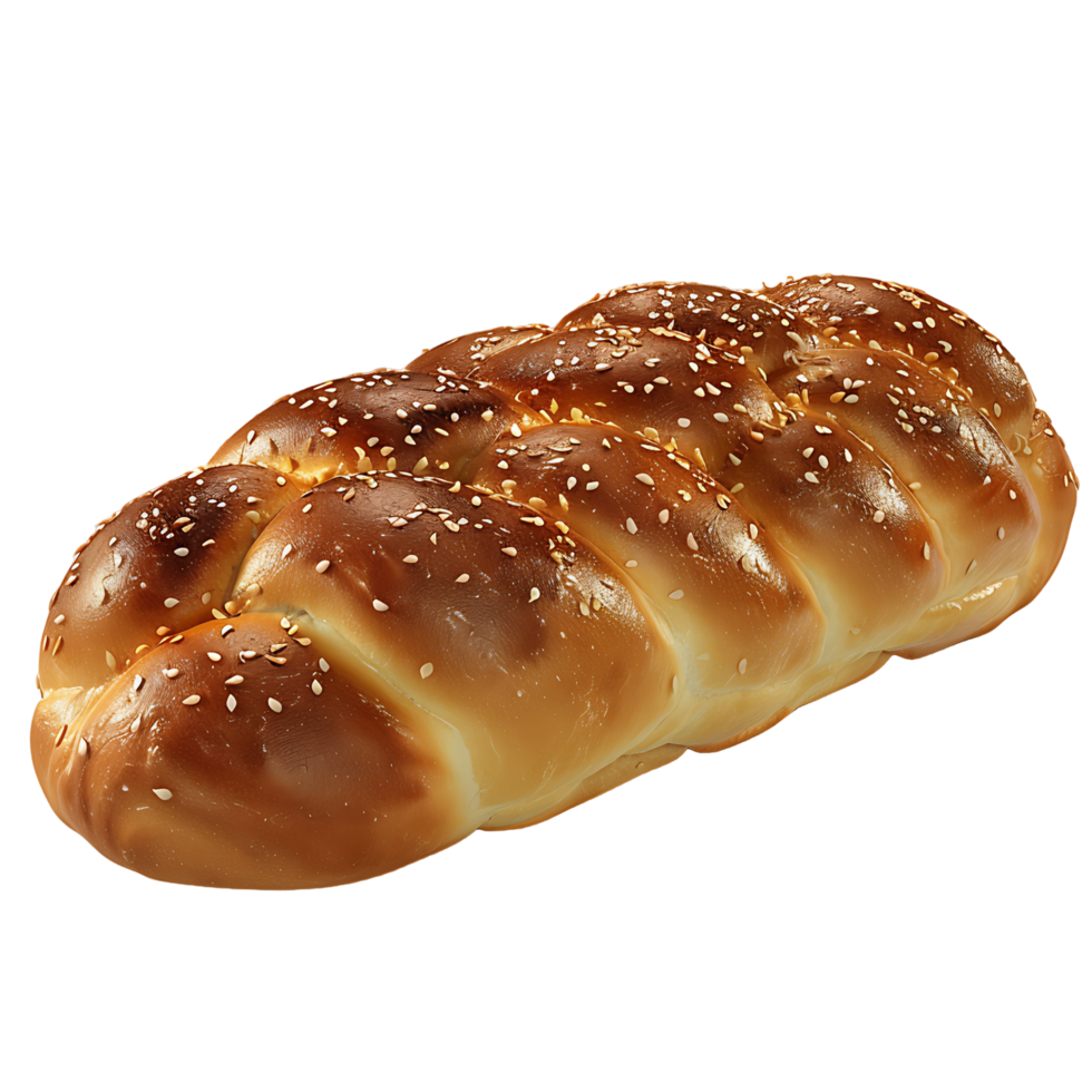AI generated Isolated Braided Pretzel Set png
