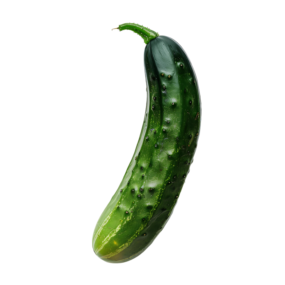 AI generated Crisp Cucumber on Clear Background png