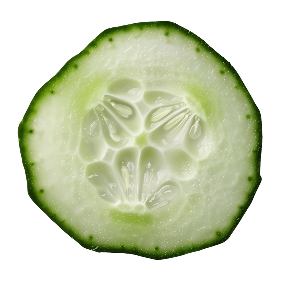 AI generated Isolated Fresh Cucumber Art png