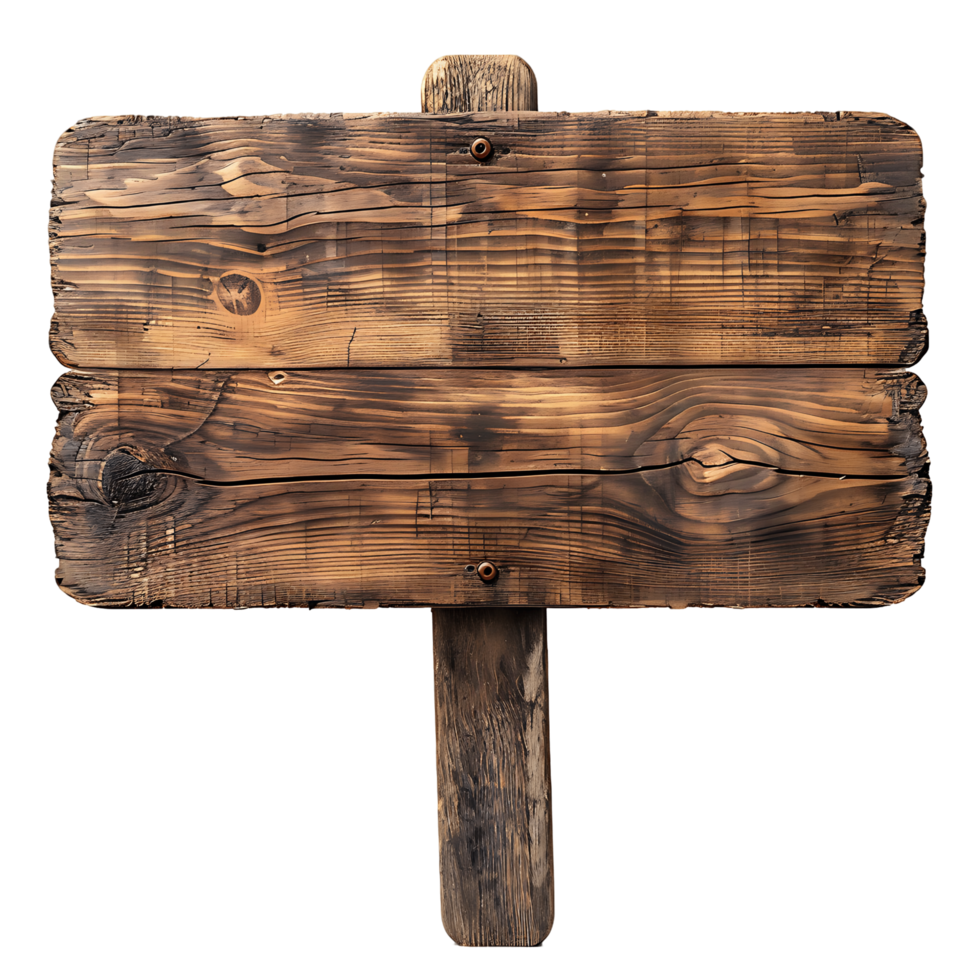 AI generated Old Wooden Plank Set png