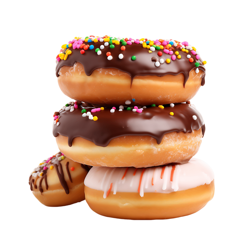 AI generated Irresistible Donut Design Kit png