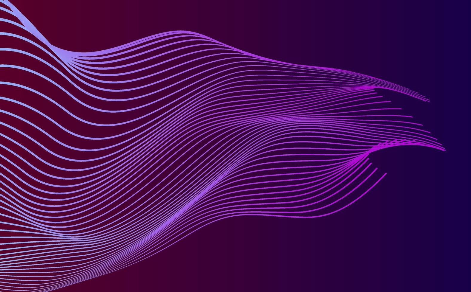 Abstract soundwave futuristic purple black vector background design