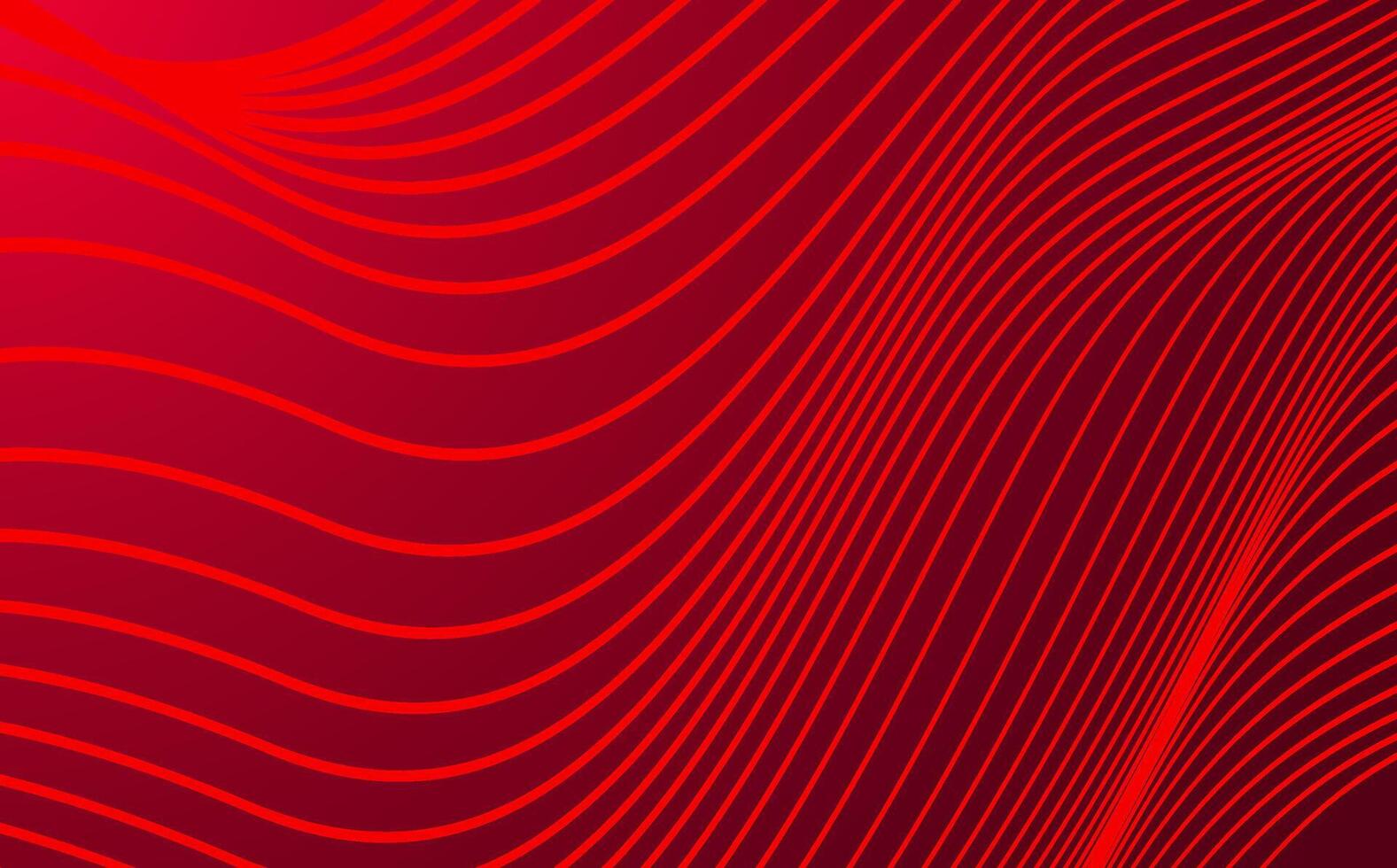 Abstract red line wavy vector background design
