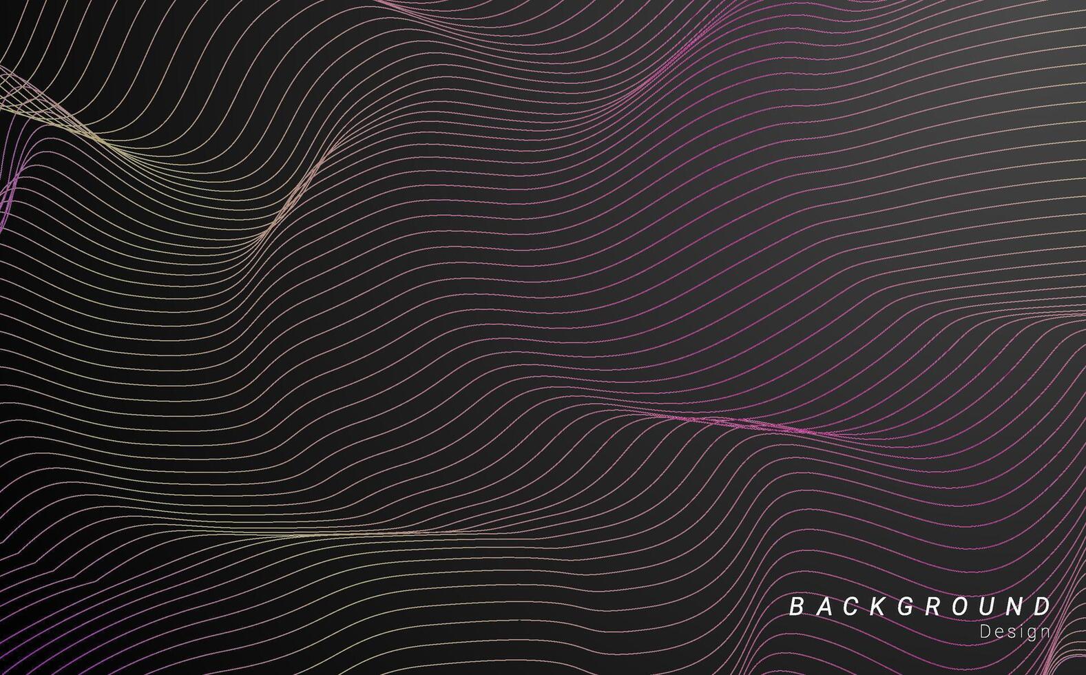 Abstract soundwave futuristic purple black vector background design
