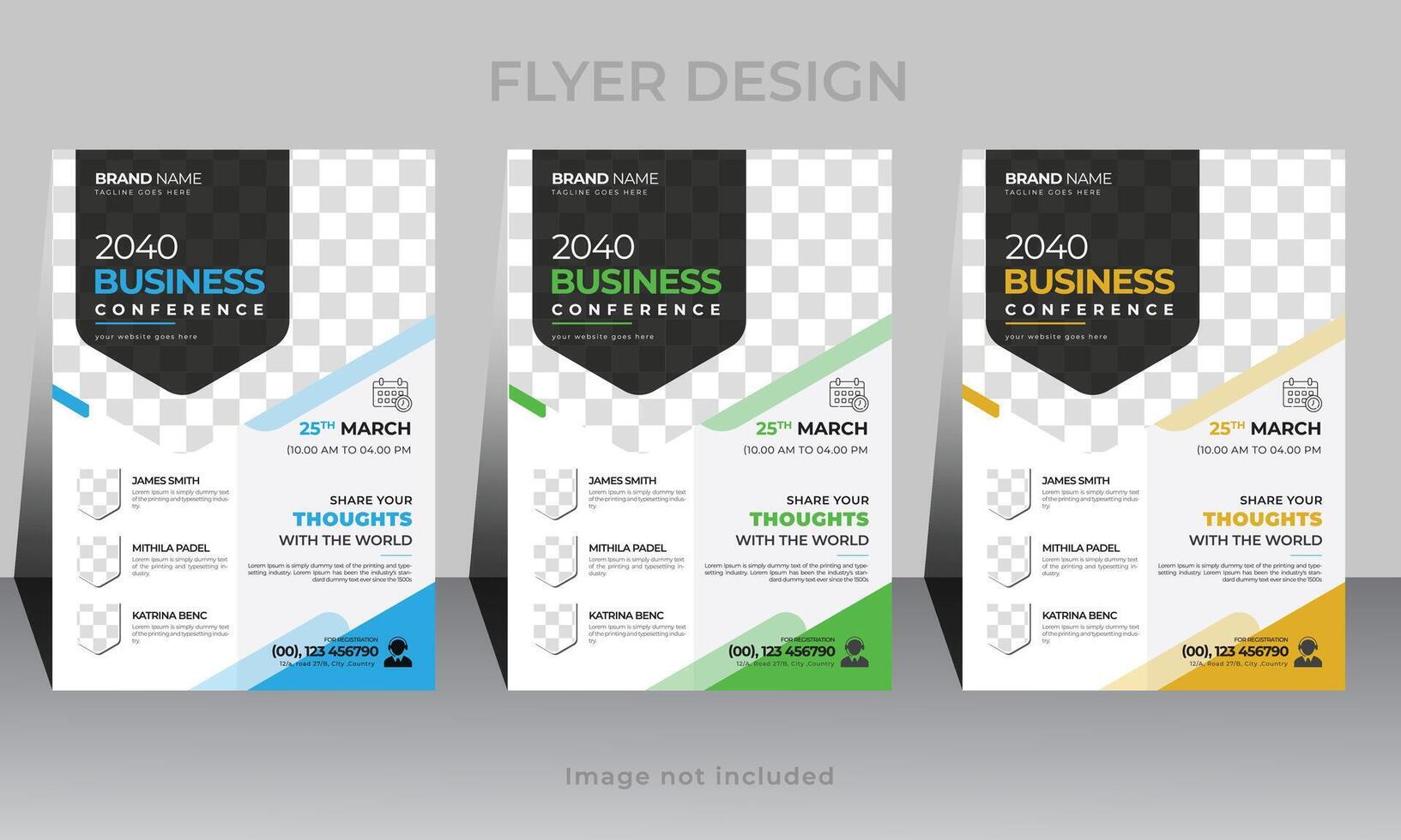 Business Conference flyer design template  .Corporate Marketing flyer template modern business proposal creative amp professional layout for card vector