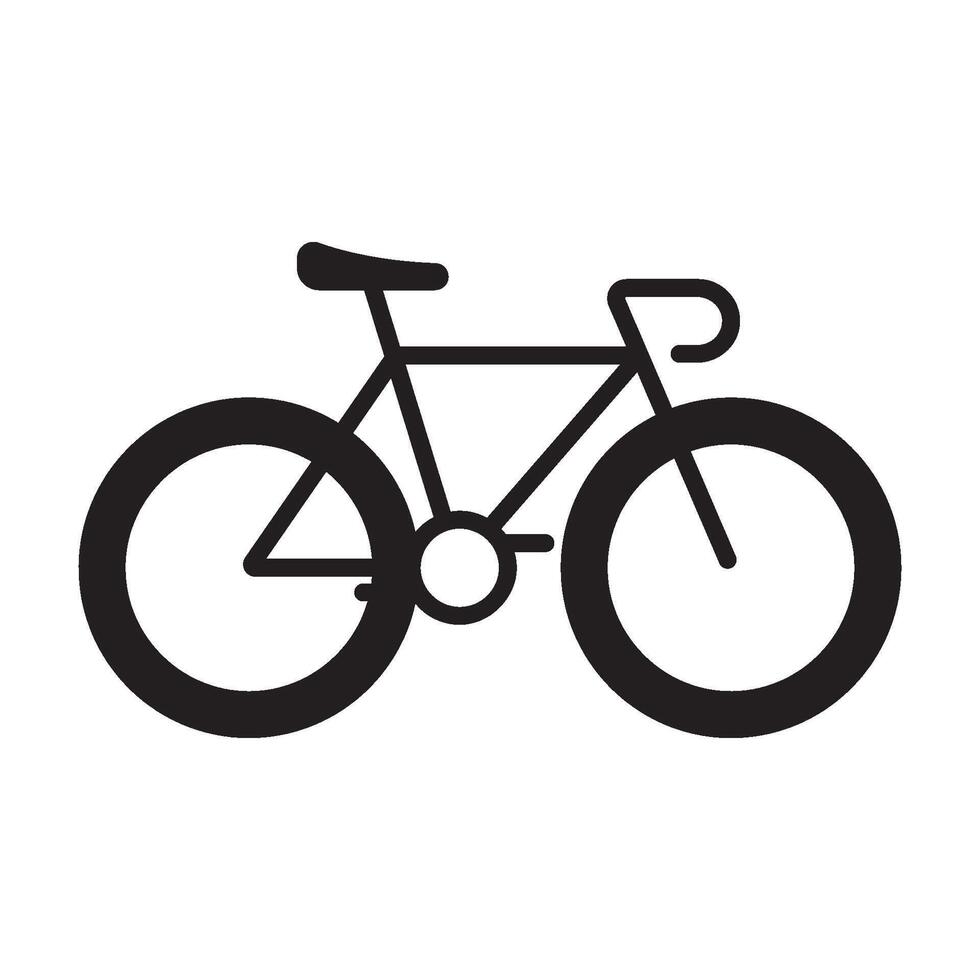 fixie bike icon vector