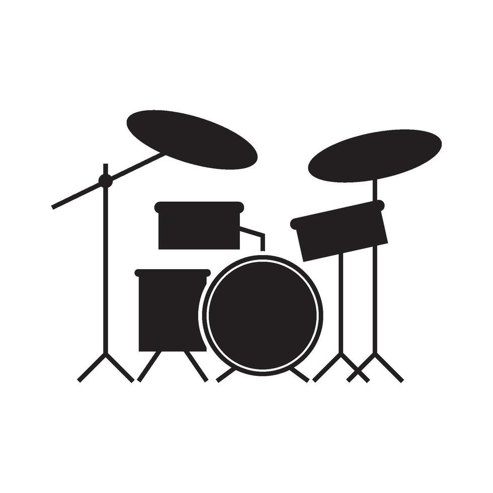 Drum icon vector