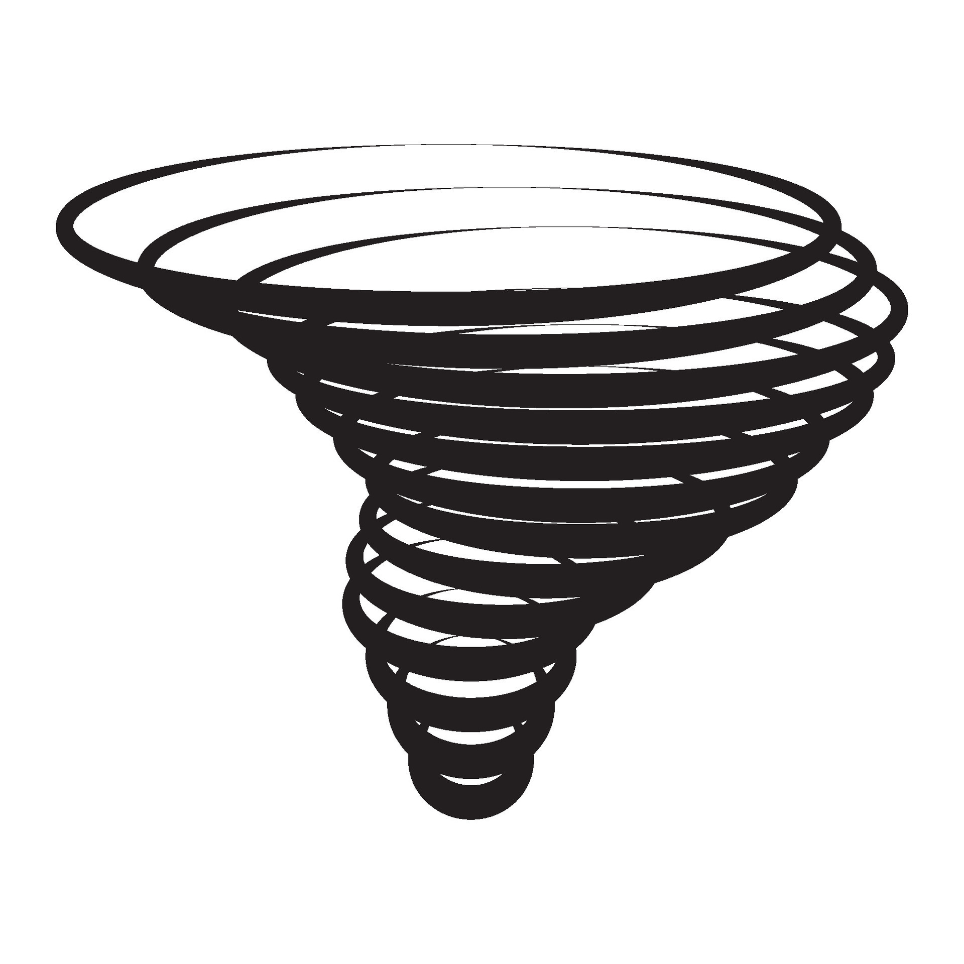 Tornado icon vector 41303595 Vector Art at Vecteezy