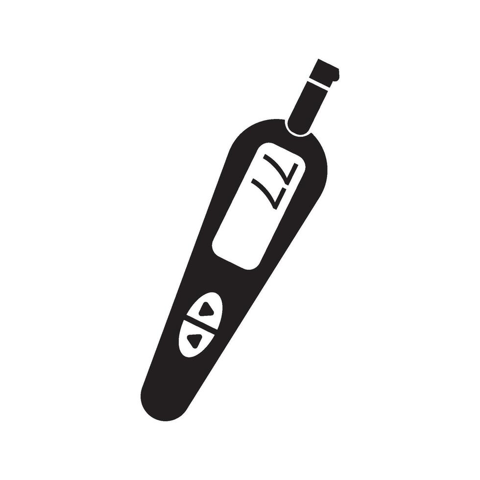 blood sugar meter icon vector