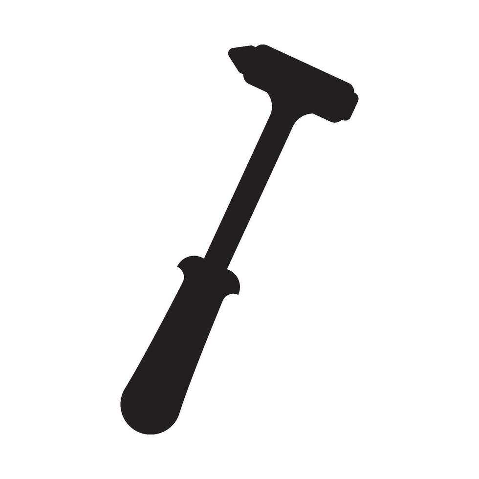 Emergency Hammer for Car Glass breaker icon vector