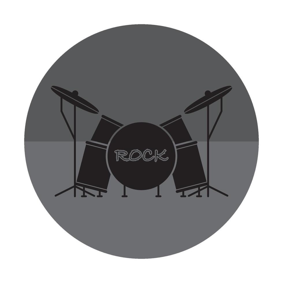 Drum icon vector