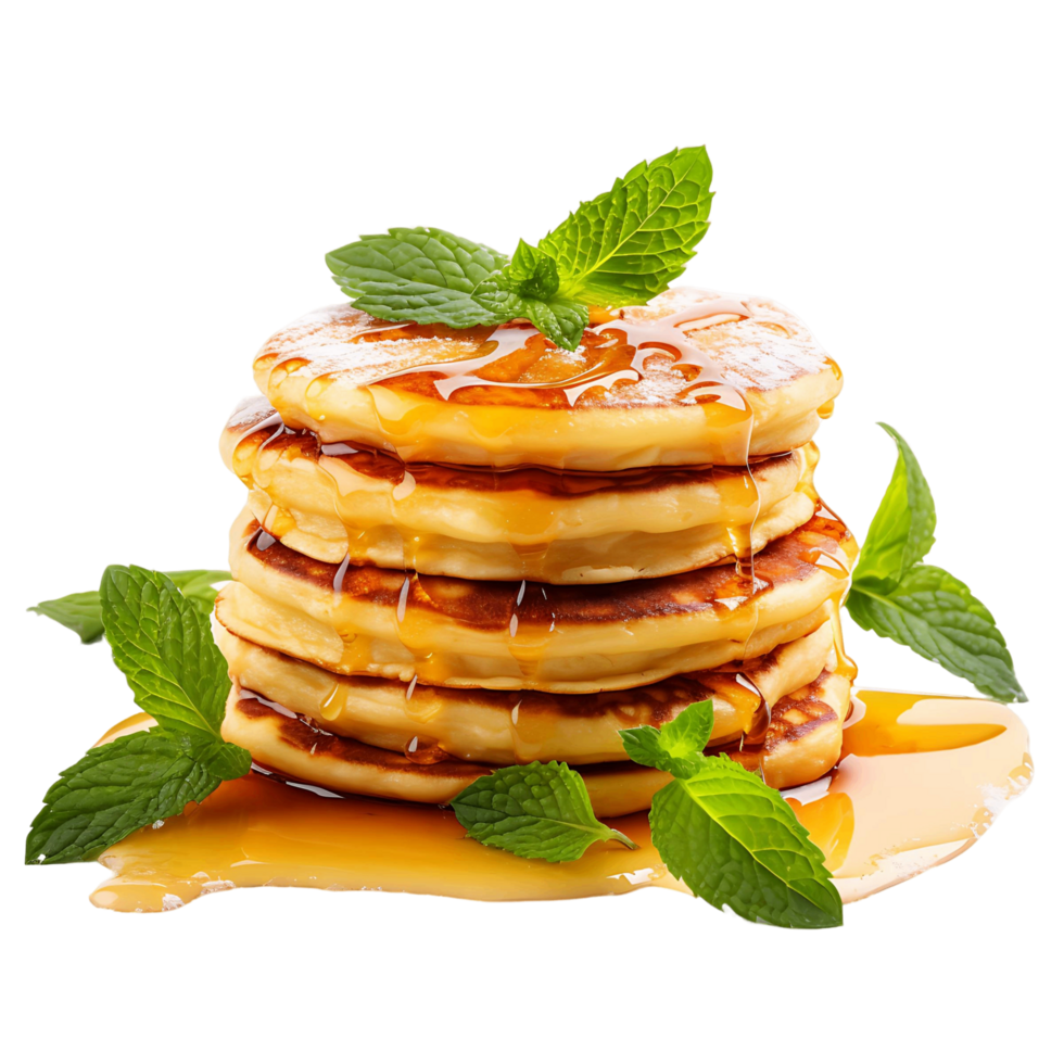 AI generated Clear Cut Syrup Bottle Image, Professional and Neat Culinary Graphics Guaranteed png