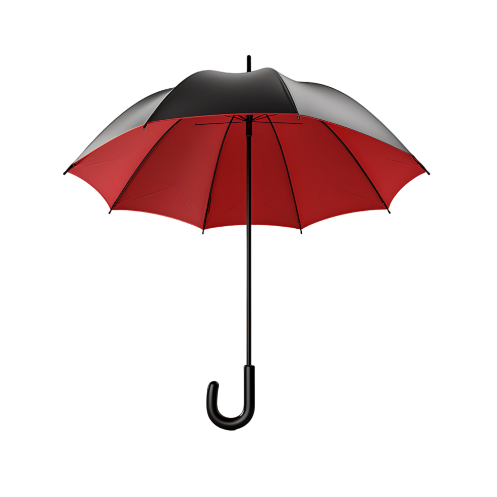 AI generated Isolated Compact Umbrella, Ensuring a Handy Appearance in Design png