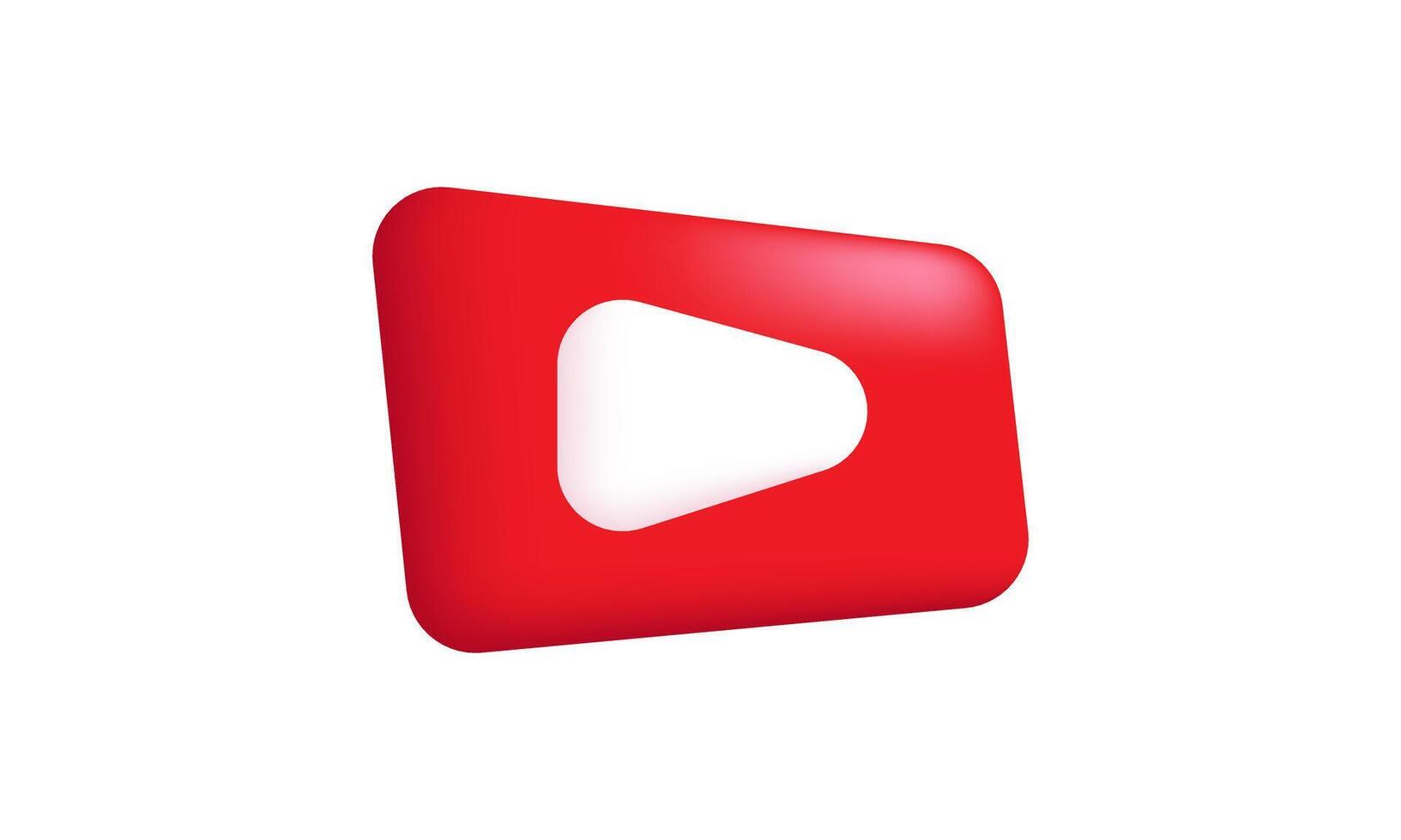 illustration 3d realistic social media live streaming icon vector design