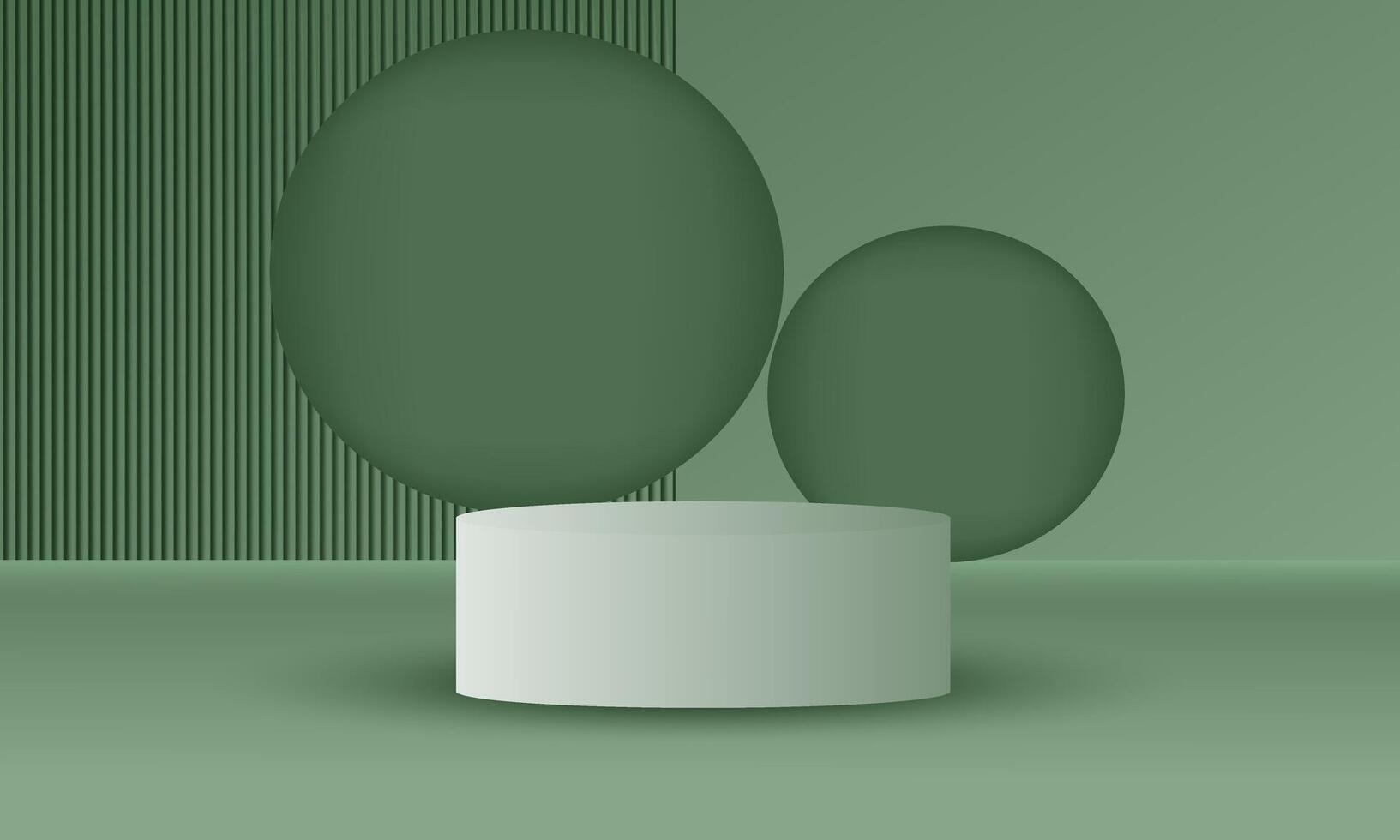 ilustración verde moderno etapa diseño en antecedentes vector
