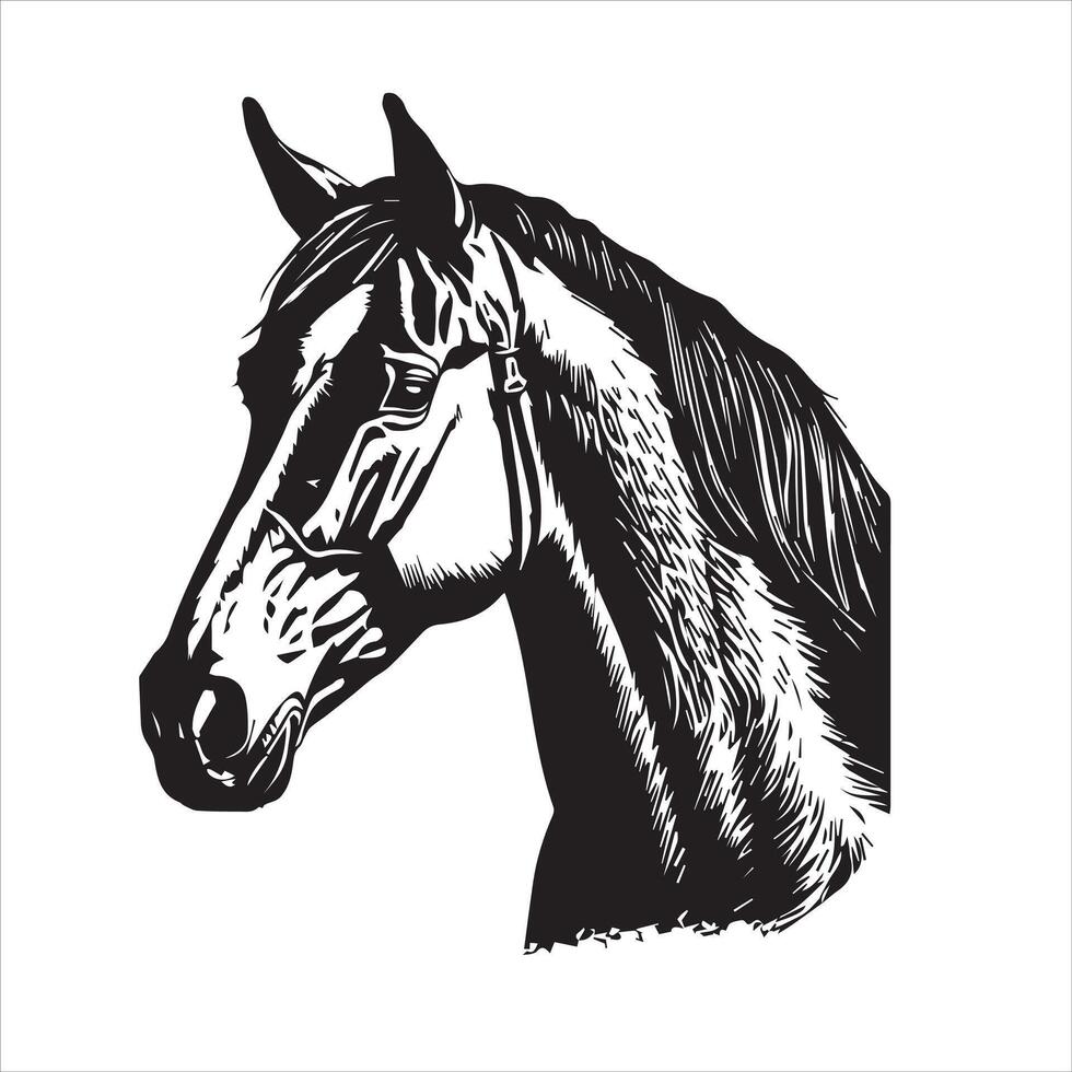 Horse silhouette animal logo black horses graphic vector illustration