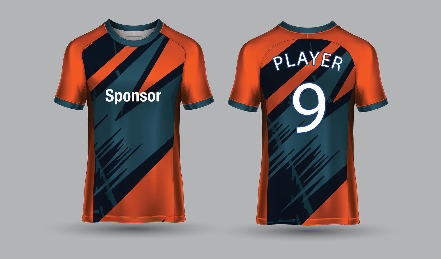 Soccer jersey design for sublimation, sport t shirt design vector