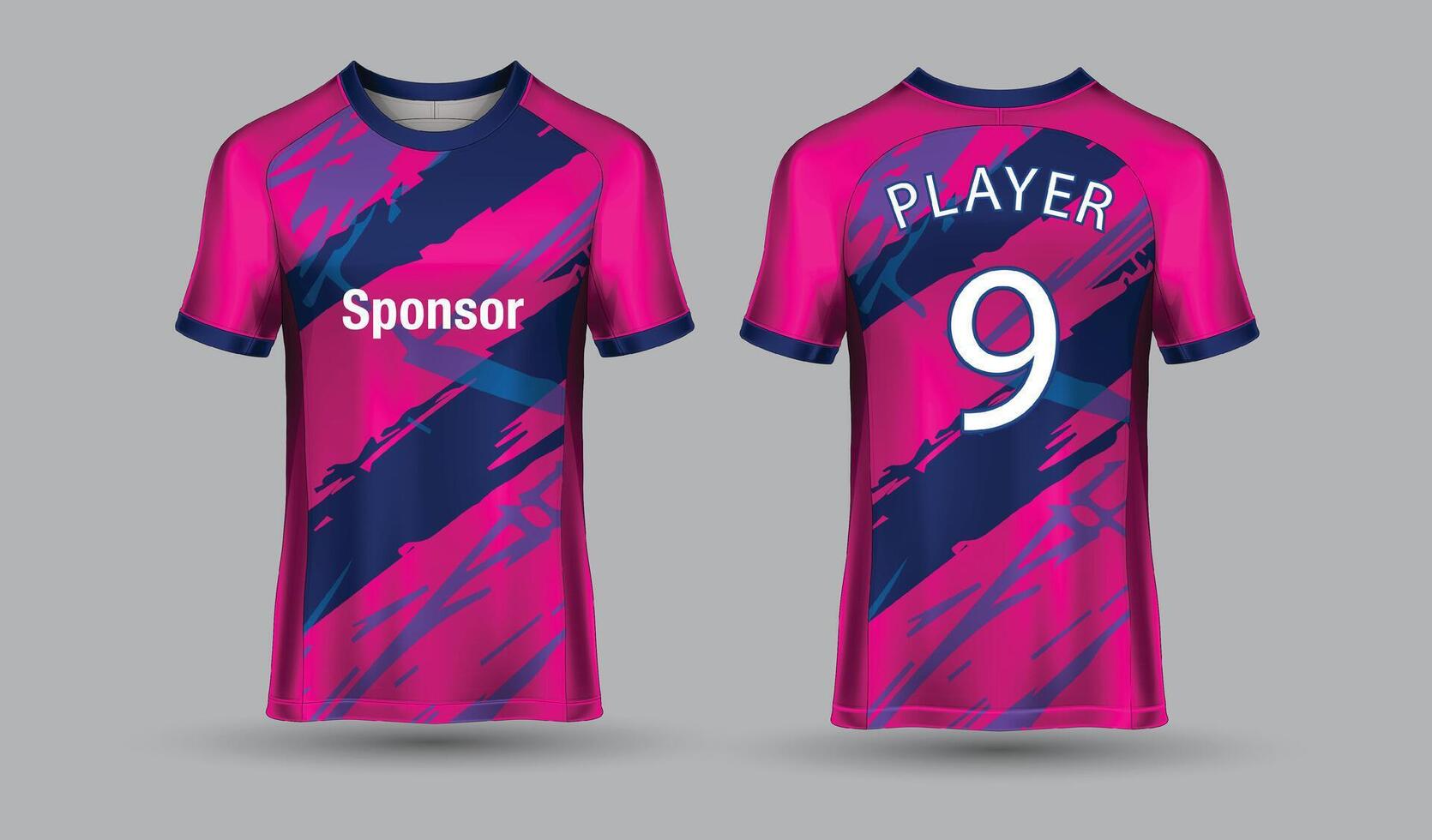 Soccer jersey design for sublimation, sport t shirt design vector