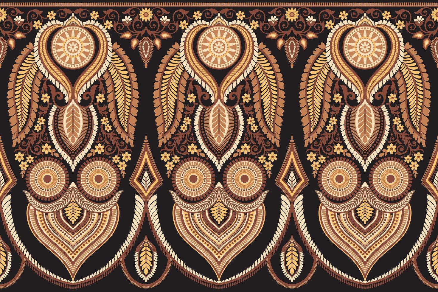 floral sin costura antecedentes geométrico étnico oriental ikat sin costura modelo tradicional diseño para fondo,alfombra,papel tapiz,ropa,envoltura,batik,tela,vector ilustración bordado estilo. vector