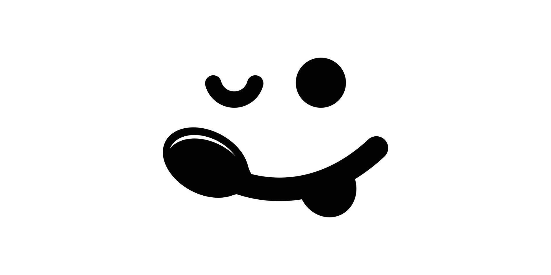 delicious food logo design, smile food, logo design templates, symbols, creative ideas. vector