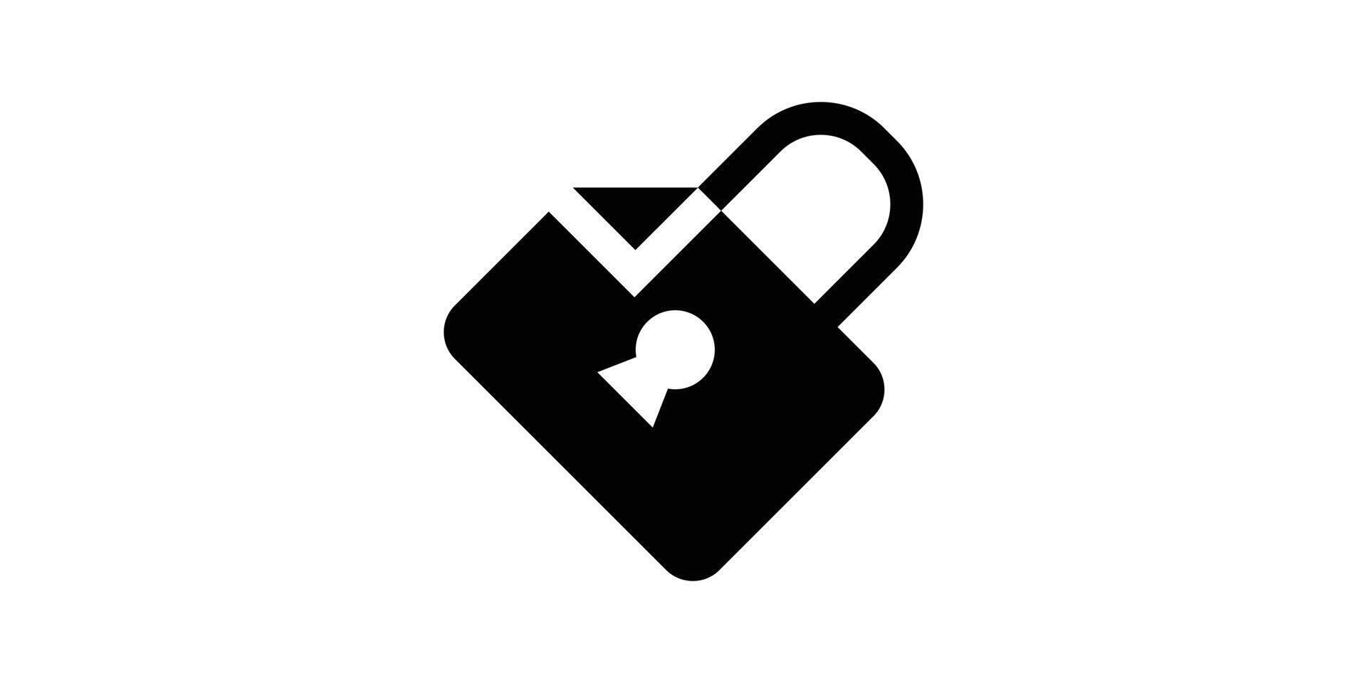 file padlock logo design, data security, files, logo design templates, symbols, creative ideas. vector