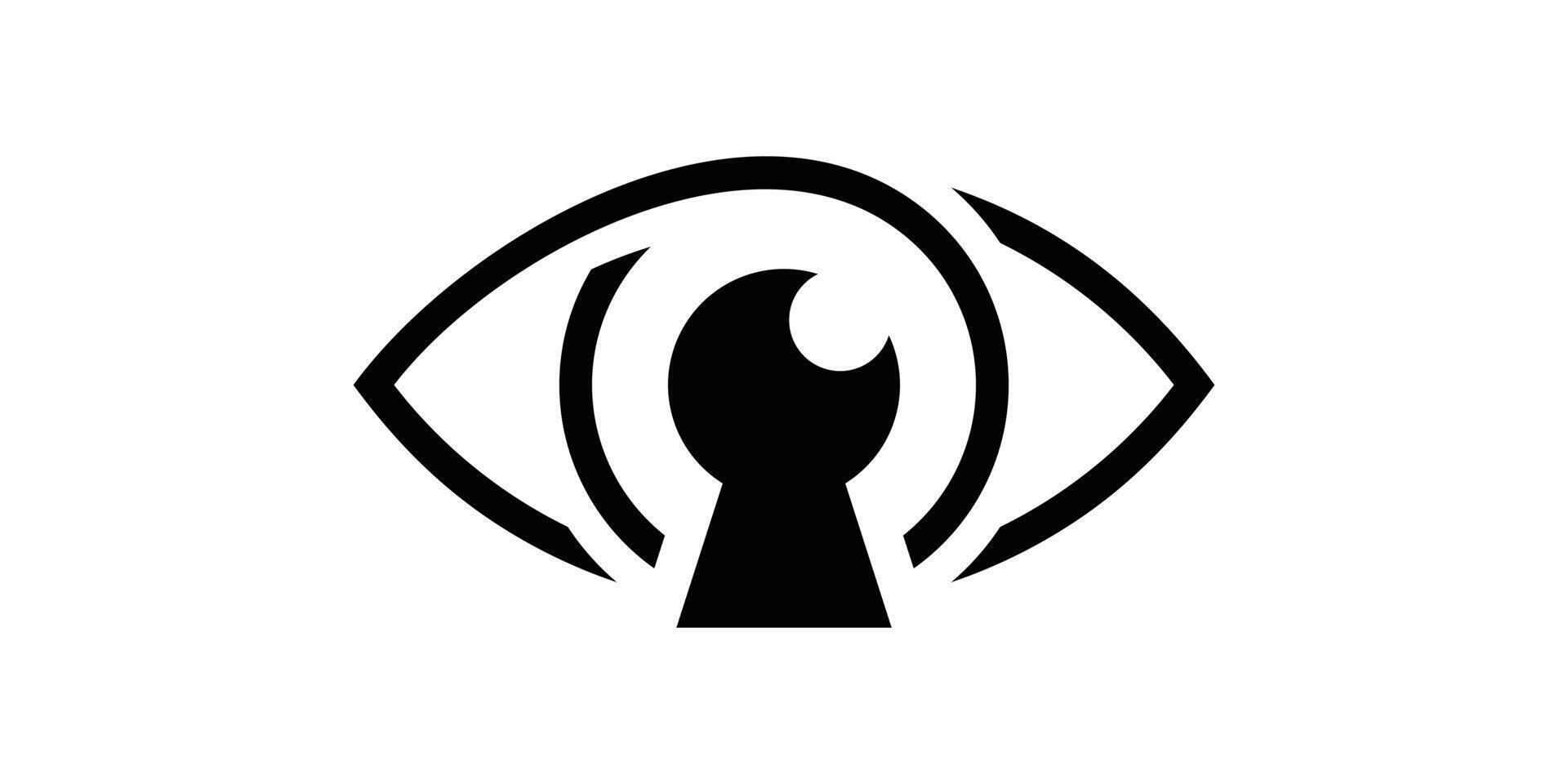eye key logo design, eye safety, eye health, logo design templates, symbols, creative ideas. vector