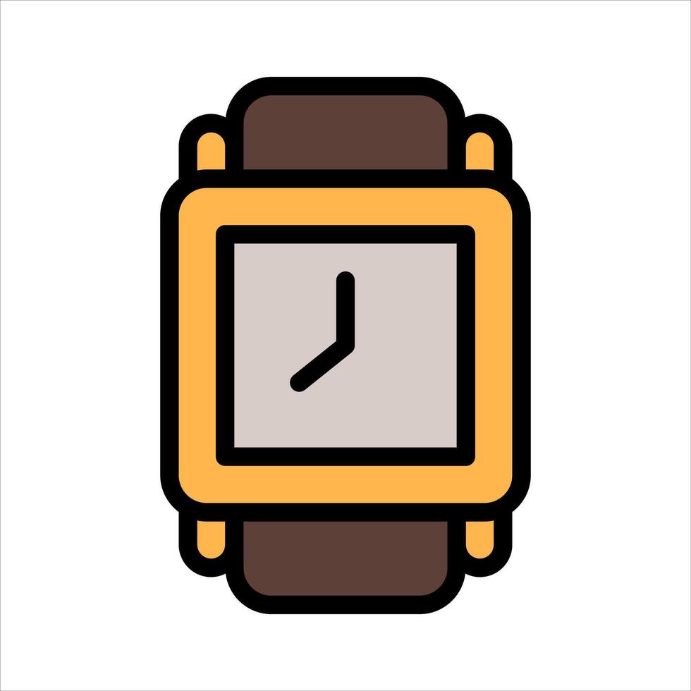 clásico Clásico término análogo relojes sencillo línea icono símbolo vector